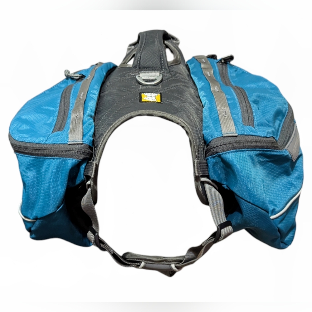 Ruffwear Approach Blue Gray Reflective Medium/Large Dog Outdoor Hiking Backpack